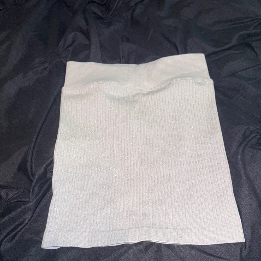 PINK Victoria's Secret Light Gray Pencil Skirt